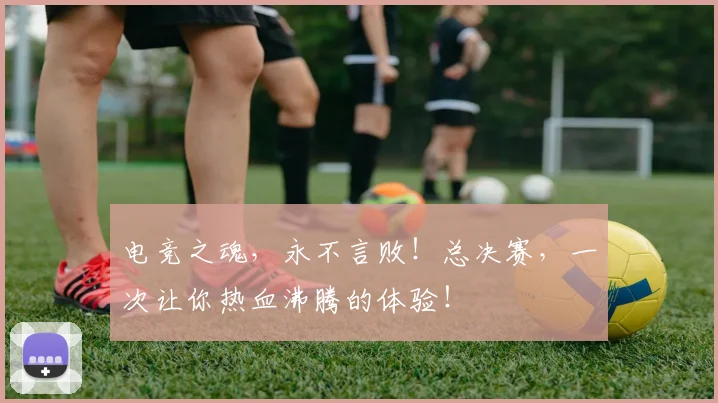 电竞之魂，永不言败！总决赛，一次让你热血沸腾的体验！